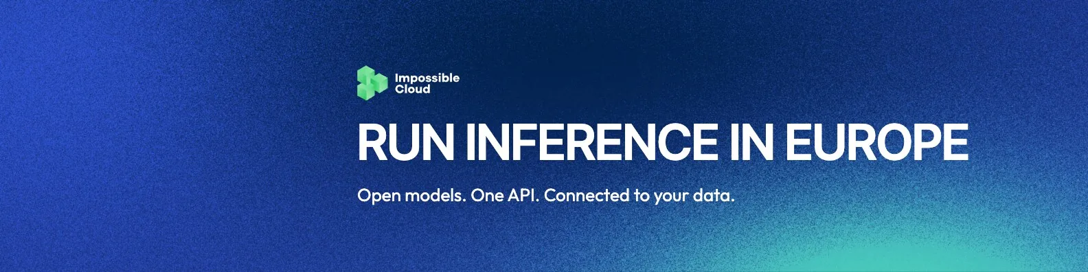 LinkedIn banner: Run inference in Europe